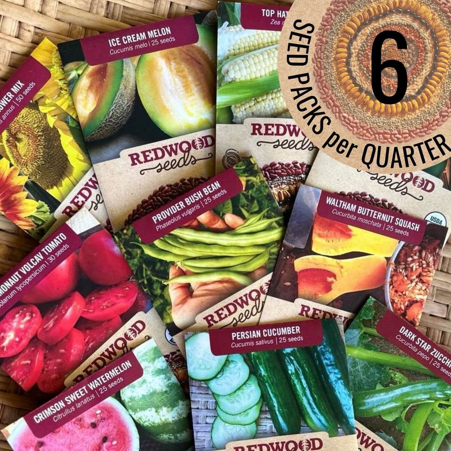 flower seed subscription Seasonal Seed Box – Redwood Seeds